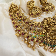 Premium Bridal Lakshmi Temple Neckpiece-G7252