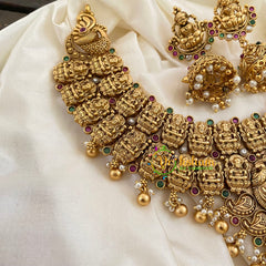 Premium Bridal Lakshmi Temple Neckpiece-G7251