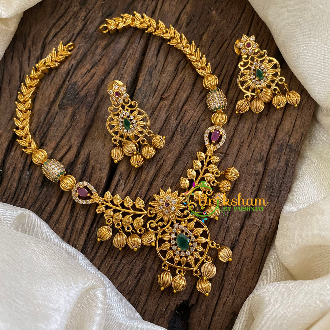 Gold Look Alike Designer Neckpiece -G038