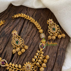 Gold Look Alike Designer Neckpiece -G038