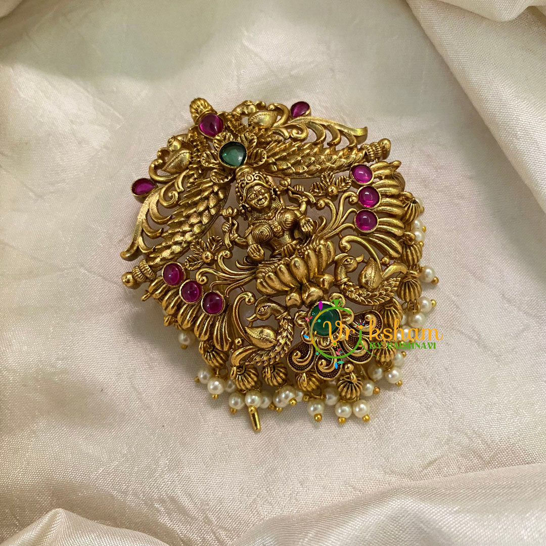 Premium Lakshmi Jada Billai -Bun Billai-Pearl-G8353