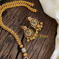 Fancy AD Stone Designer Neckpiece -G042