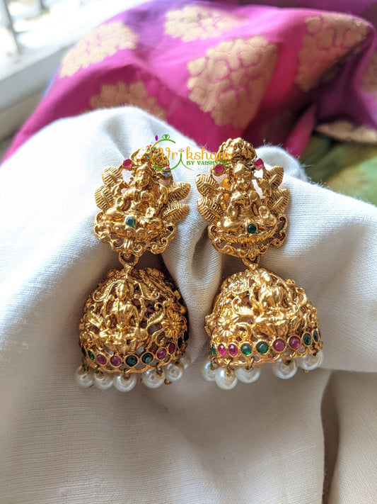 Antique Lakshmi Jhumkas -G1290