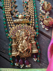 Unique Krishna Pendant Neckpiece -G1133
