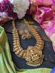 Lakshmi Maanga Haram -Temple jewel -Pearl -G1153
