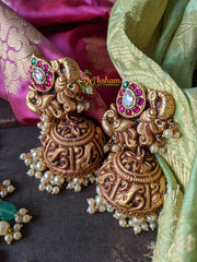 Exquisite Kundan Peacock and Maanga Neckpiece -J015