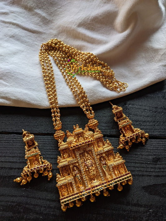 Vishnu Temple Pendant Neckpiece -G1551