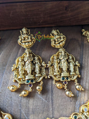 Shri Vishnu Jewelery Intricately Detailed Temple Choker -G1614