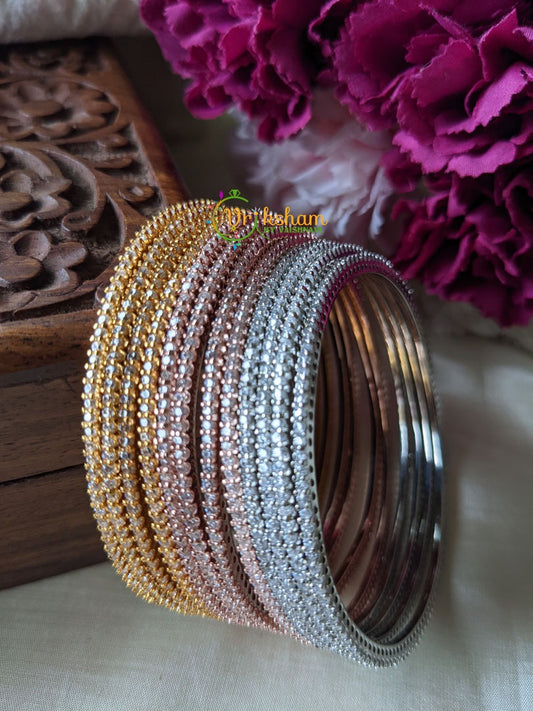 Ad Stone Slim Thin Bangles -G2008