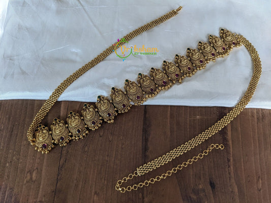 Antique Lakshmi Hip Chain -Temple Hipbelt -G2272