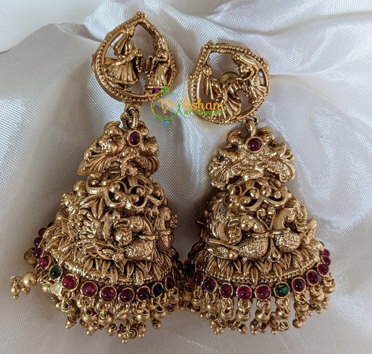 Premium Bride and Groom Jhumkas -Gold -G2048