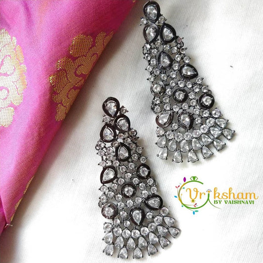 Rhinestone Earrings-S019